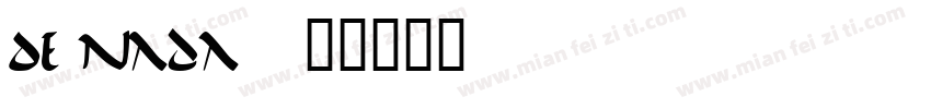 De nada字体转换